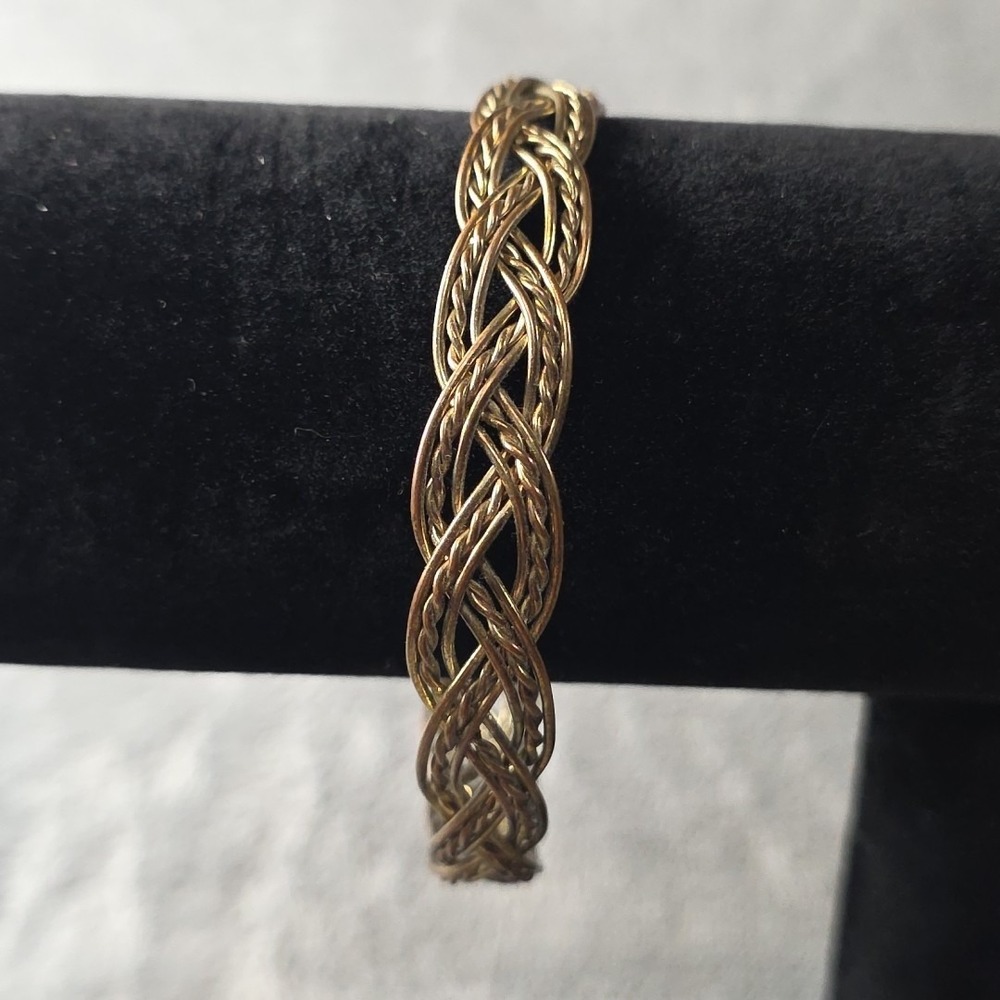 Vintage Braided Copper‎ Brass Bracelet